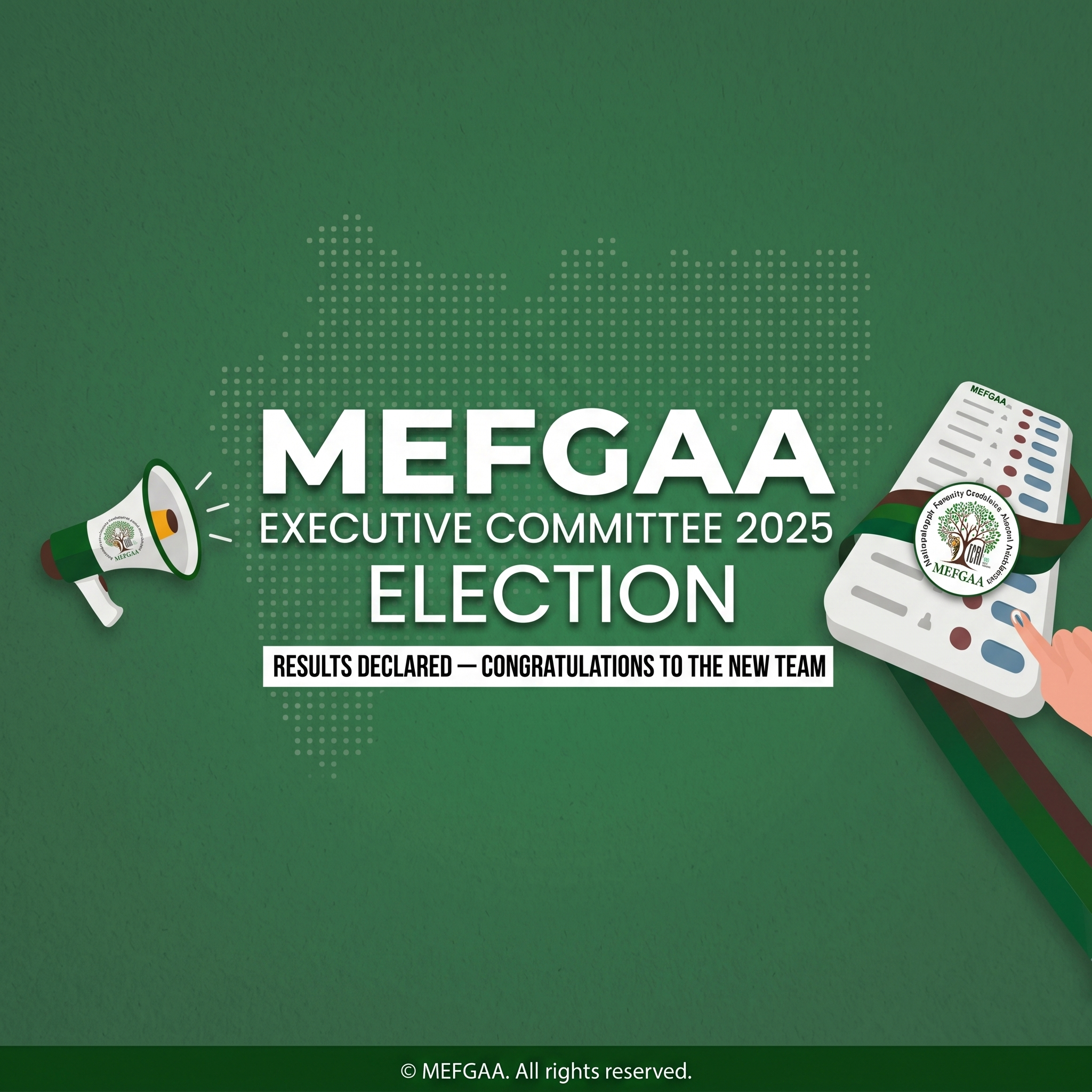 MEFGAA Elections 2025 — Results Declared